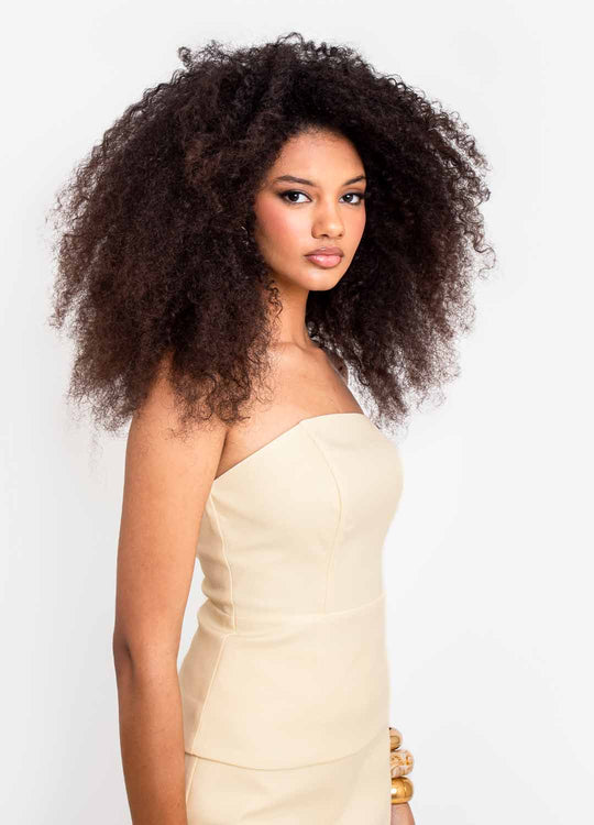 CORSELET COM RECORTES AMARELO