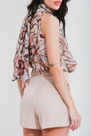 SHORT ALFAIATARIA NUDE