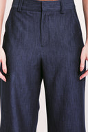 CALÇA FLARE DENIM