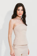 CORSELET COM RECORTE NUDE