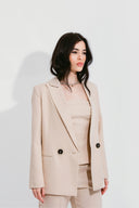BLAZER BOTÕES MAXI NUDE