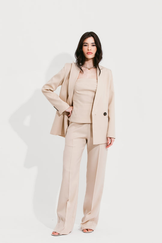 BLAZER BOTÕES MAXI NUDE