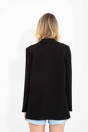 BLAZER ALFAIATARIA OVERSIZED BLACK