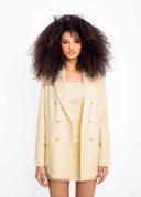 BLAZER BOLSO LAPELA AMARELO