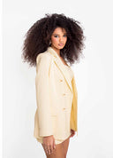 BLAZER BOLSO LAPELA AMARELO