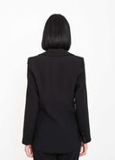 BLAZER DETALHE CETIM PRETO T.A.