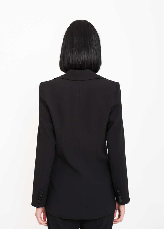 BLAZER DETALHE CETIM PRETO T.A.
