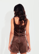 BLUSA AJUSTADA VELUDO