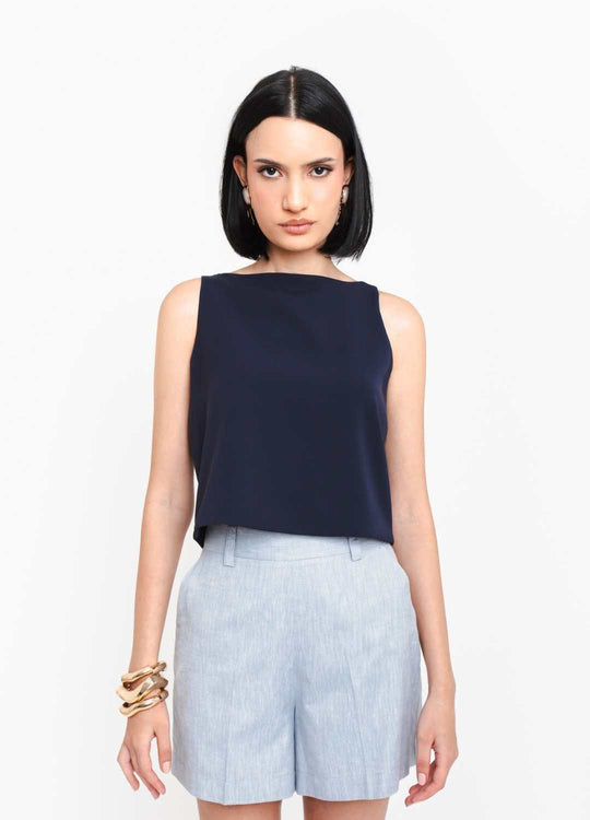 BLUSA ALFAIATARIA MARINHO