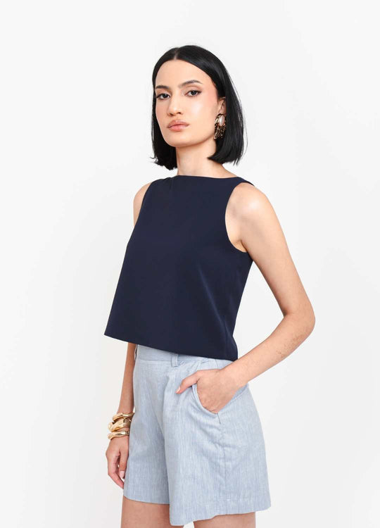 BLUSA ALFAIATARIA MARINHO