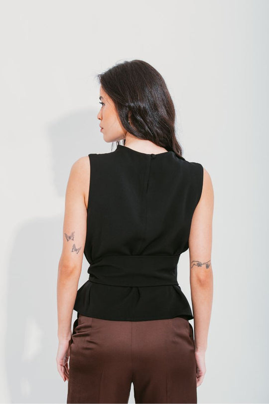 BLUSA AMARRAÇÃO PRETA