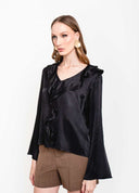 BLUSA DECOTE COM BABADO JM
