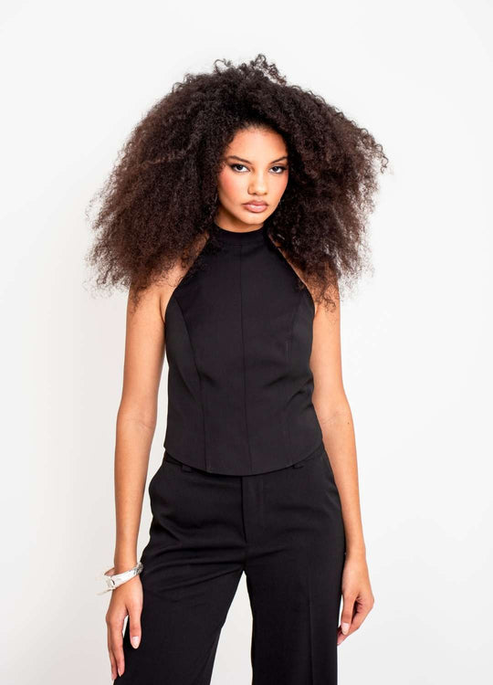 BLUSA FRENTE ÚNICA PRETA