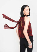 BLUSA GOLA ANIMAL PRINT