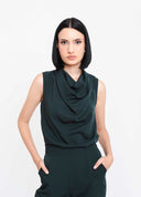 BLUSA GOLA DEGAGÊ VERDE