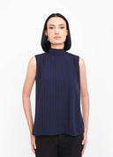 BLUSA GOLA LENÇO MARINHO