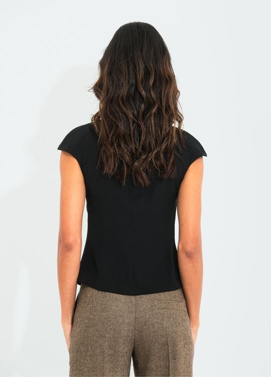 BLUSA MANGA COPO PRETA