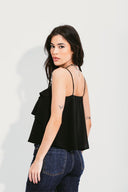 BLUSA RENDA COM BABADOS