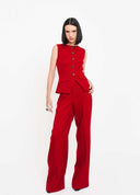CALÇA ALFAIATARIA RETA RED