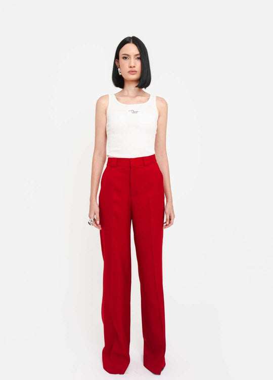 CALÇA ALFAIATARIA RETA RED