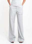 CALÇA BOLSO CARGO CINZA