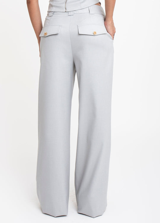 CALÇA BOLSO CARGO CINZA