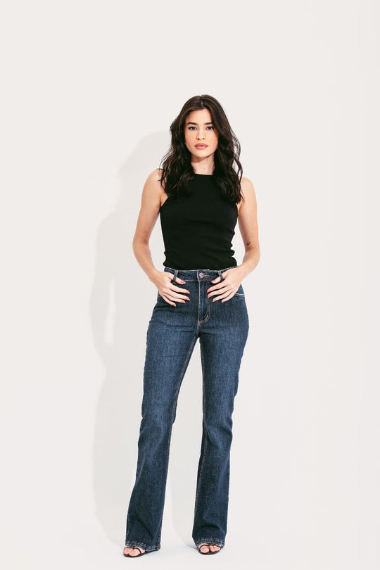 CALÇA BOOT CUT ESTONADA