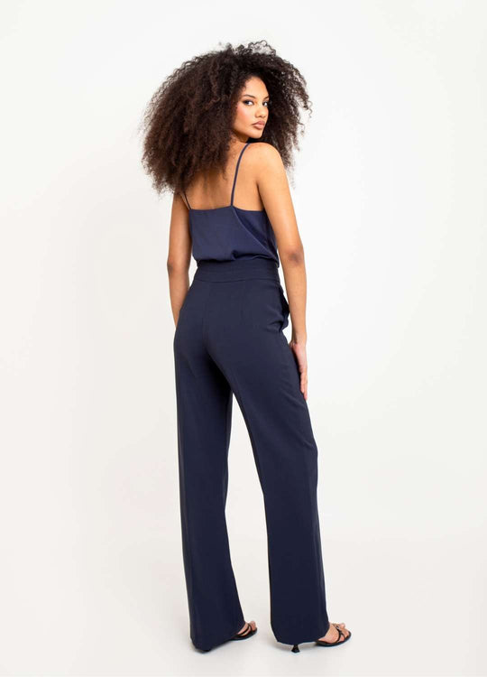CALÇA CÓS DUPLO MARINHO