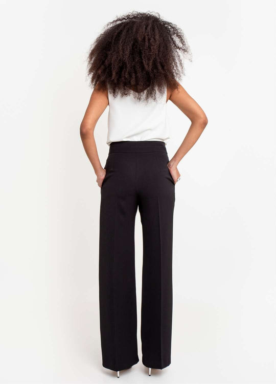CALÇA CÓS DUPLO PRETA