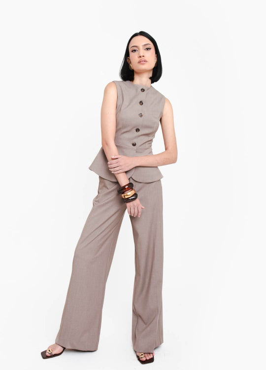 CALÇA MARTINGALE MARROM