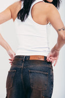 CALÇA PANTALONA BOLSO CARGO MARROM