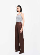 CALÇA RETA MARROM