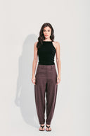 CALÇA SLOUCHY MARROM