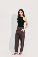 CALÇA SLOUCHY MARROM
