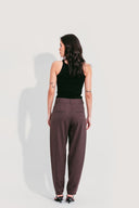 CALÇA SLOUCHY MARROM