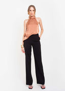 CALÇA VINCO FRONTAL PRETA