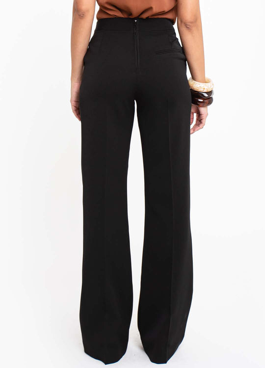 CALÇA VINCO FRONTAL PRETA