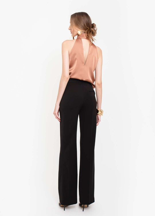 CALÇA VINCO FRONTAL PRETA