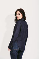 CAMISA DENIM RECORTES [PRÉ-VENDA]