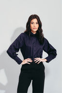 CAMISA MANGA OVERSIZED MARINHO
