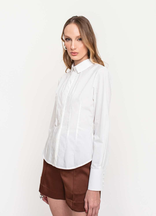 CAMISA TRICOLINE ACINTURADA