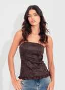 CORSELET COM RENDA