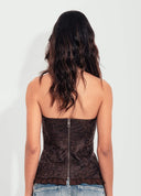 CORSELET COM RENDA