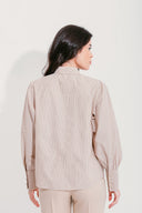 CAMISA  PUNHOS LARGOS LISTRADA