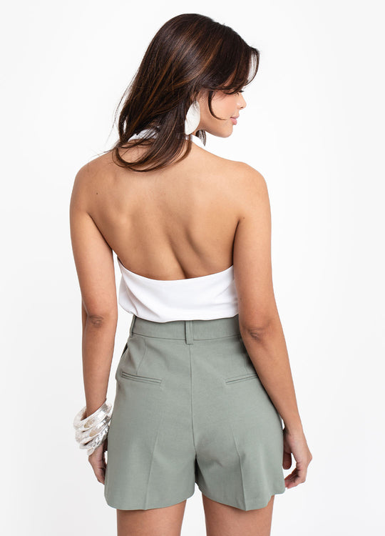 SHORT ALFAIATARIA VERDE