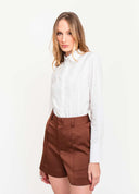 SHORT CETIM MARROM