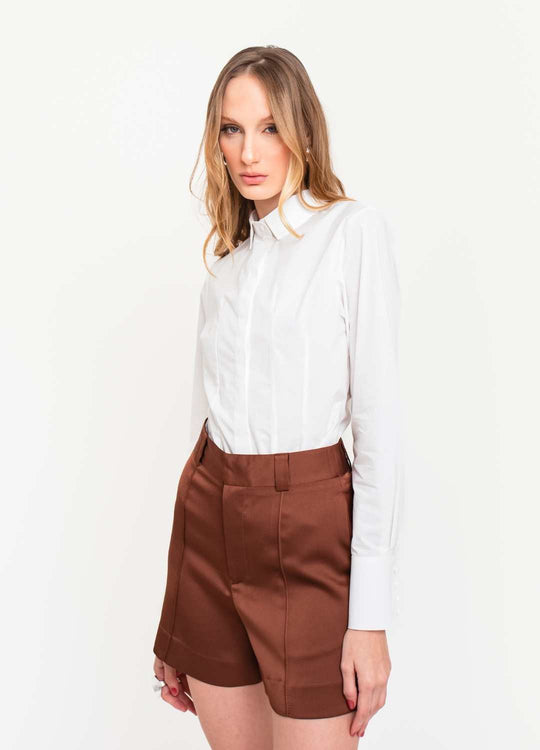 SHORT CETIM MARROM