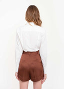 SHORT CETIM MARROM