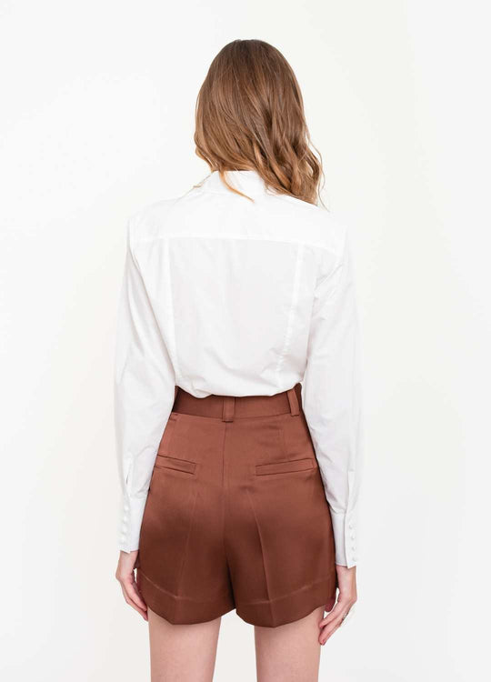 SHORT CETIM MARROM