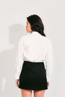SHORT SAIA PALA LARGA PRETO